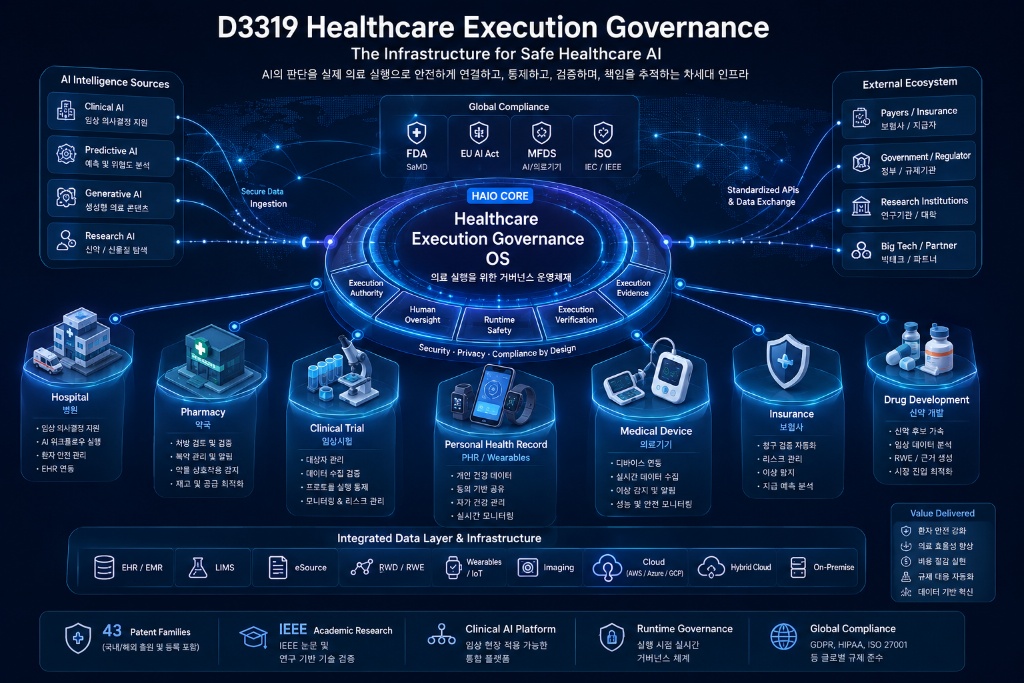 D3319 Healthcare Execution Governance 인프라 전체 구조도